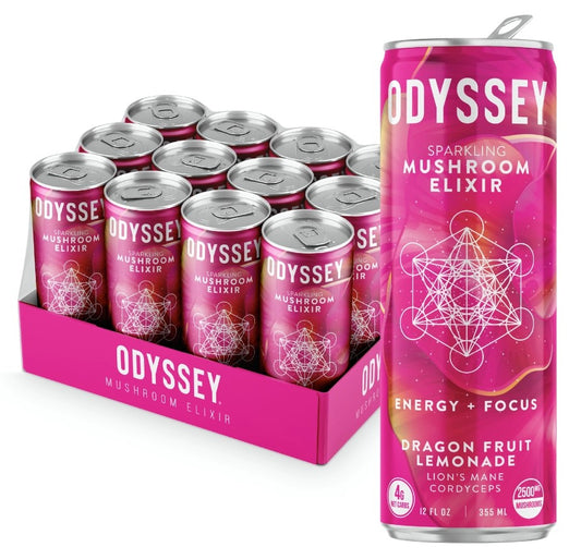 Dragon Fruit Lemonade 85mg Sparkling Mushroom Energy