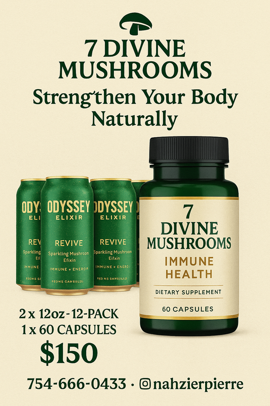 Pineapple Mango 222mg Sparkling Mushroom Energy